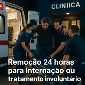 Remoção 24 horas para internação